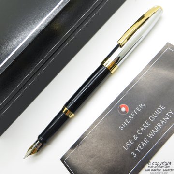 Sheaffer Krom Altın Sagaris Dolma Kalem | İsme Özel Kalem