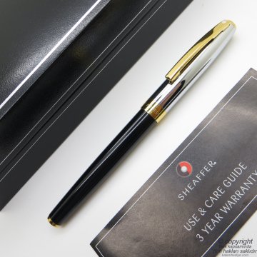 Sheaffer Krom Altın Sagaris Dolma Kalem | İsme Özel Kalem