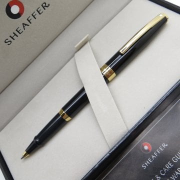 Sheaffer 9471-1 Siyah Altın Sagaris Roller Kalem | İsme Özel Kalem
