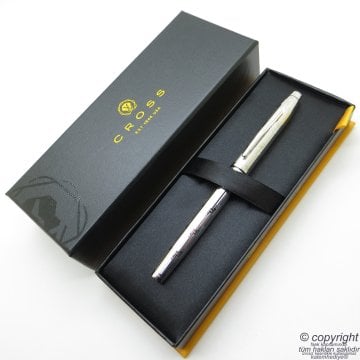 Cross Art Deco İşlemeli Platinum Roller Kalem | İsme Özel Kalem