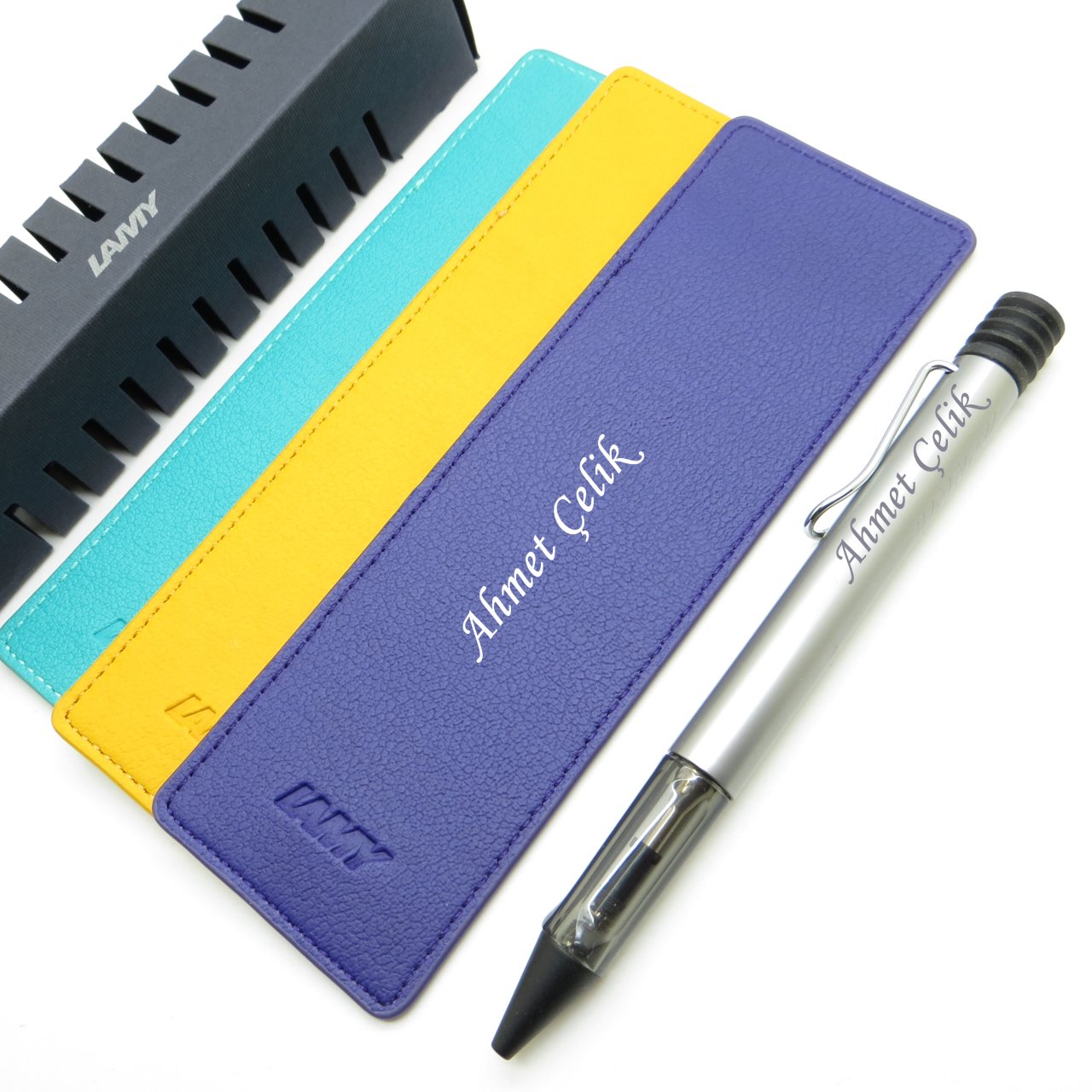 Lamy Al Star Grafit Gri Tükenmez Kalem + Kalem Kılıfı | Lamy Kalem | Hepsi İsme Özel