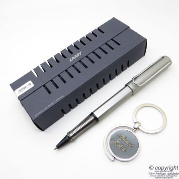Lamy Al Star Grafit Gri Roller Kalem + Kalem Kılıfı | Lamy Kalem | Hepsi İsme Özel