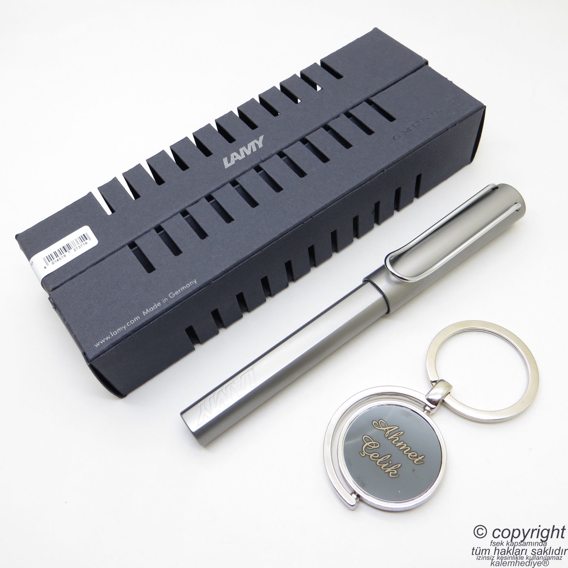 Lamy Al Star Grafit Gri Roller Kalem + Kalem Kılıfı | Lamy Kalem | Hepsi İsme Özel