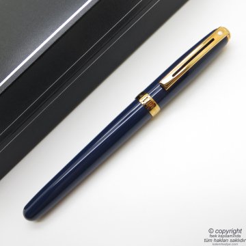 Sheaffer Prelude Kobalt Mavi Rose Gold Roller Kalem | İsme Özel Kalem