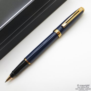 Sheaffer Prelude Kobalt Mavi Rose Gold Roller Kalem | İsme Özel Kalem