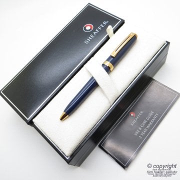 Sheaffer Kobalt Mavi Rose Gold Prelude Tükenmez Kalem | İsme Özel Kalem
