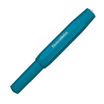 Kaweco 10002334 Klasik Sport Collection Cyan Blue Dolma Kalem Medium | İsme Özel Kalem