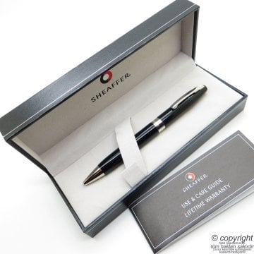 Sheaffer Legacy Heritage Siyah Krom Tükenmez Kalem | İsme Özel Kalem