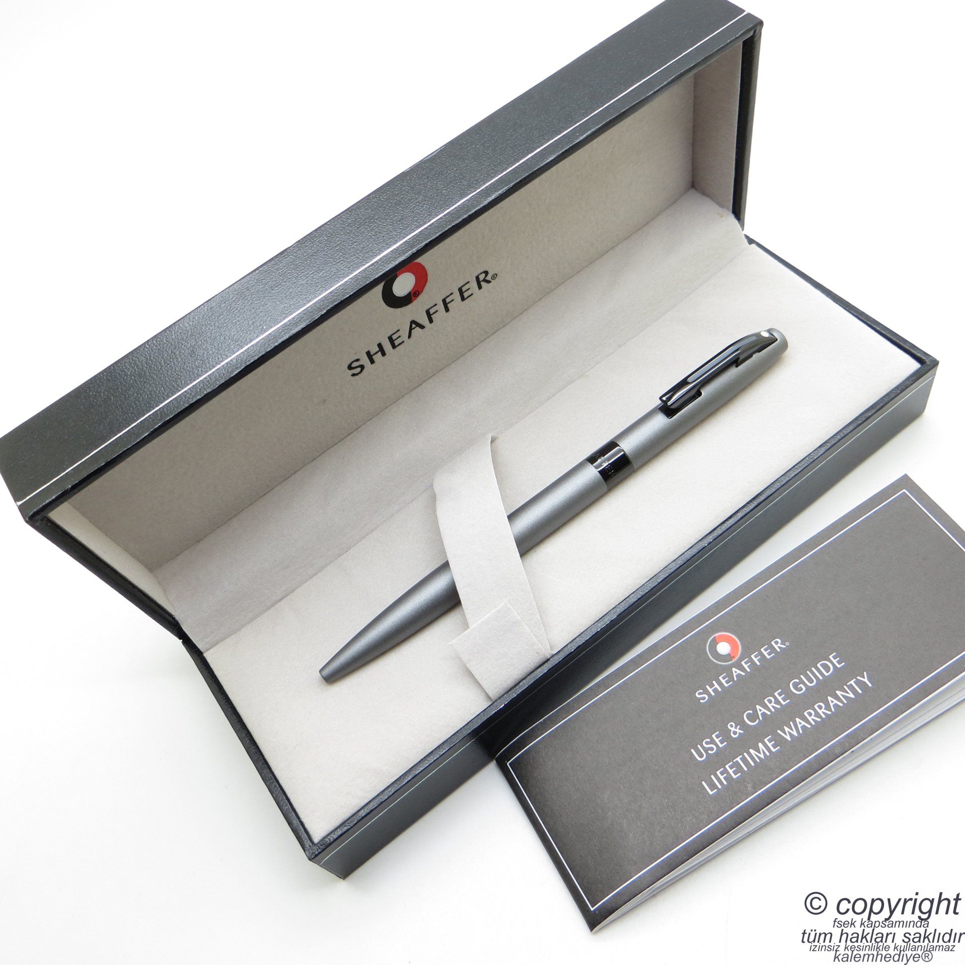 Sheaffer Reminder Gri Tükenmez Kalem | İsme Özel Kalem