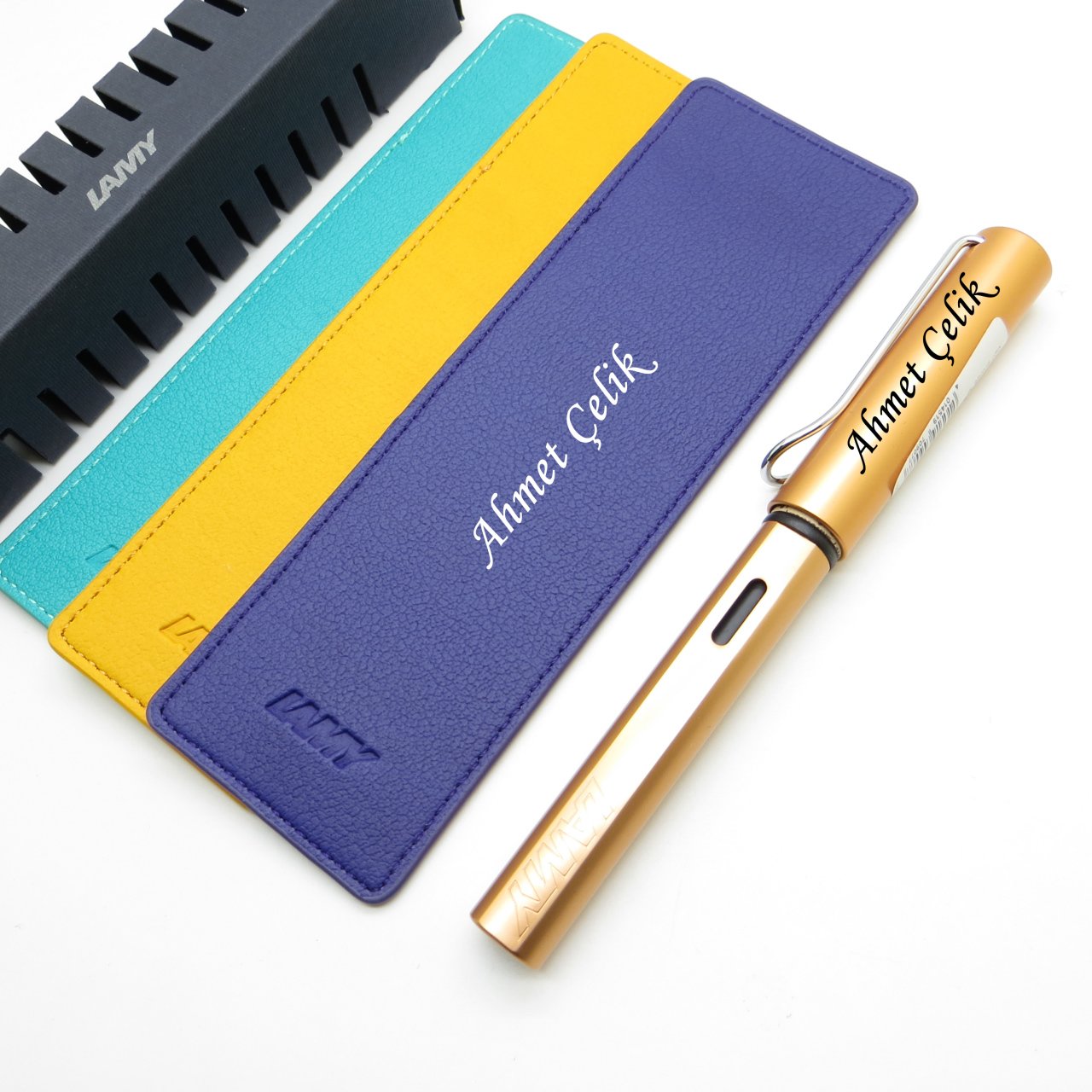 Lamy Al Star Bronz Dolma Kalem + Kalem Kılıfı | Lamy Kalem | Hepsi İsme Özel