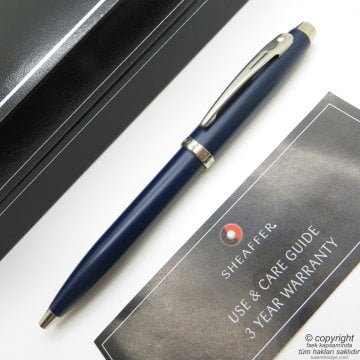 Sheaffer 100 Mat Lacivert Tükenmez Kalem | İsme Özel Kalem