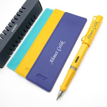 Lamy Safari Candy Dolma Kalem Mango + Anahtarlık | Lamy Kalem | Hepsi İsme Özel