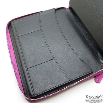 İsme Özel Fermuarlı Folder Tarihsiz Organizer ve Scrikss Kalem 15x21 | Pembe