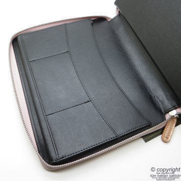 İsme Özel Fermuarlı Folder Tarihsiz Organizer ve Kalem 15x21 | Rose