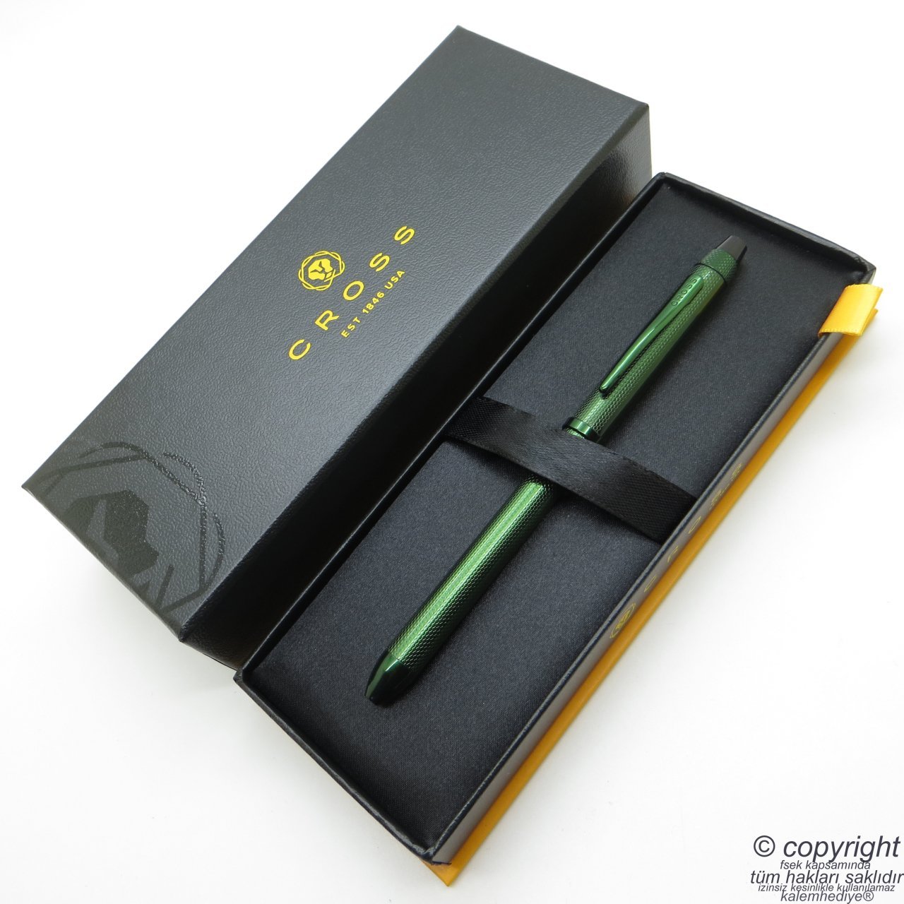 Cross Tech3+ PVD Kaplama Yeşil Multifonksiyon & Stylus Kalem | Cross Kalem | İsme Özel Kalem