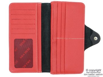 Hakiki Deri Cüzdan | İsme Özel Cüzdan | 18,5x9 | TM 1640-3 Hediyelik Cüzdan