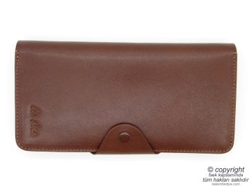 Hakiki Deri Cüzdan | İsme Özel Cüzdan | 18,5x9 | TM 1640-4 Hediyelik Cüzdan