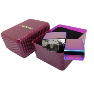 Ardeur® Onyx Rainbow Kişiye Özel İsimli Çakmak | Hediyelik Kutusunda