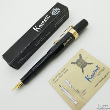 Kaweco 10000004 Klasik Sport Siyah Fine Uç Dolma Kalem | İsme Özel Kalem