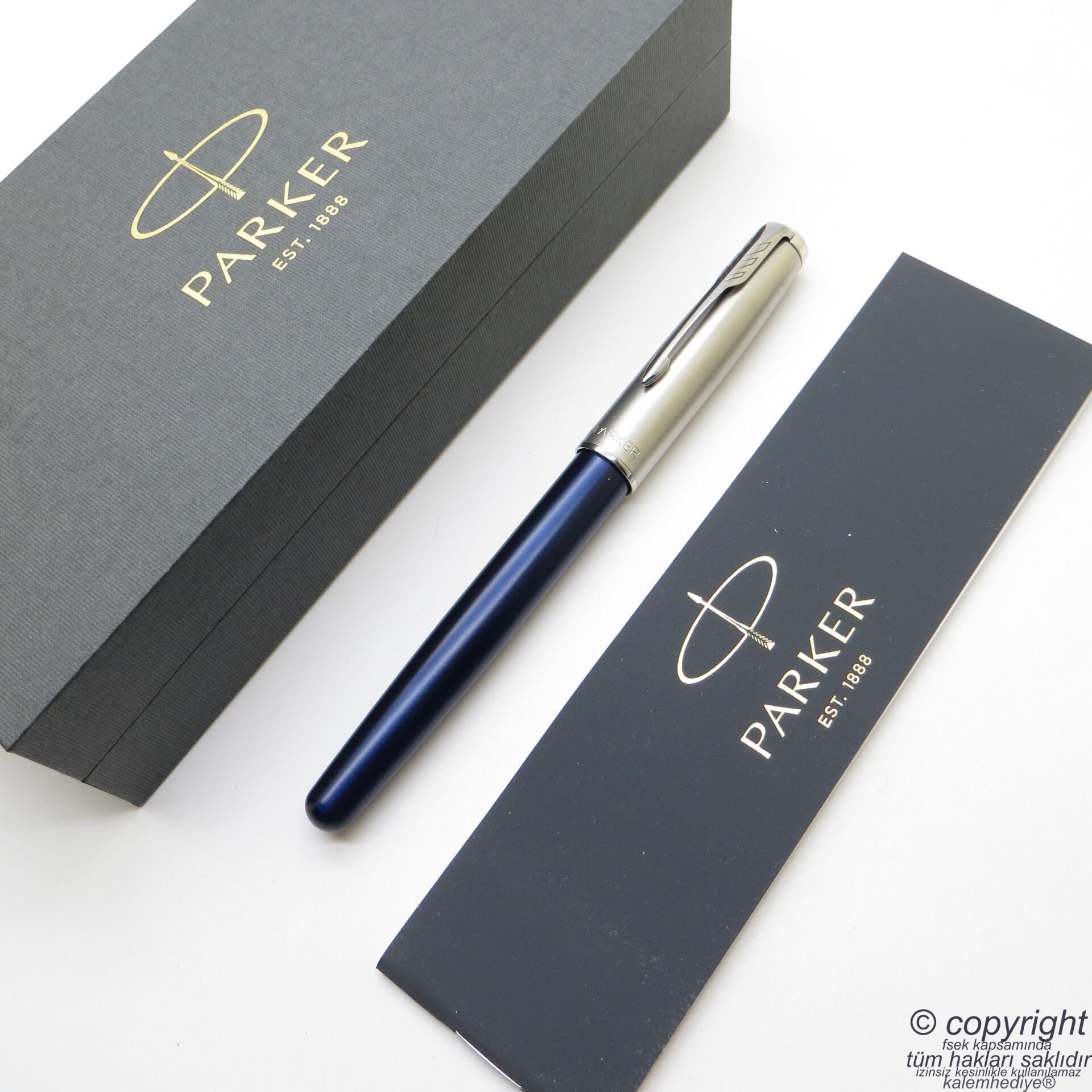 Parker Sonnet Essential Mavi CT Roller Kalem | İsme Özel Kalem | Hediyelik Kalem