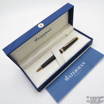 Waterman Hemisphere Mat Siyah GT Tükenmez Kalem | İsme Özel Kalem | Hediye Kalem