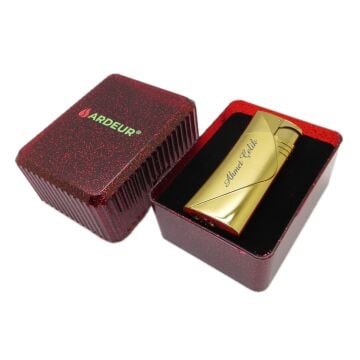 Ardeur® Caldor Gold Brass İsme Özel Çakmak | Hediyelik Kutusunda