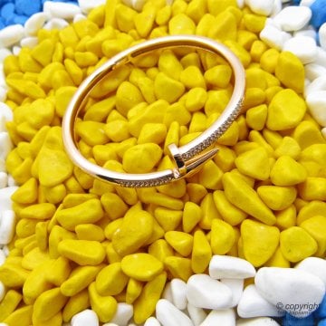 Zirkon Taşlı Rose Gold Bileklik - Hediyelik Kutusunda
