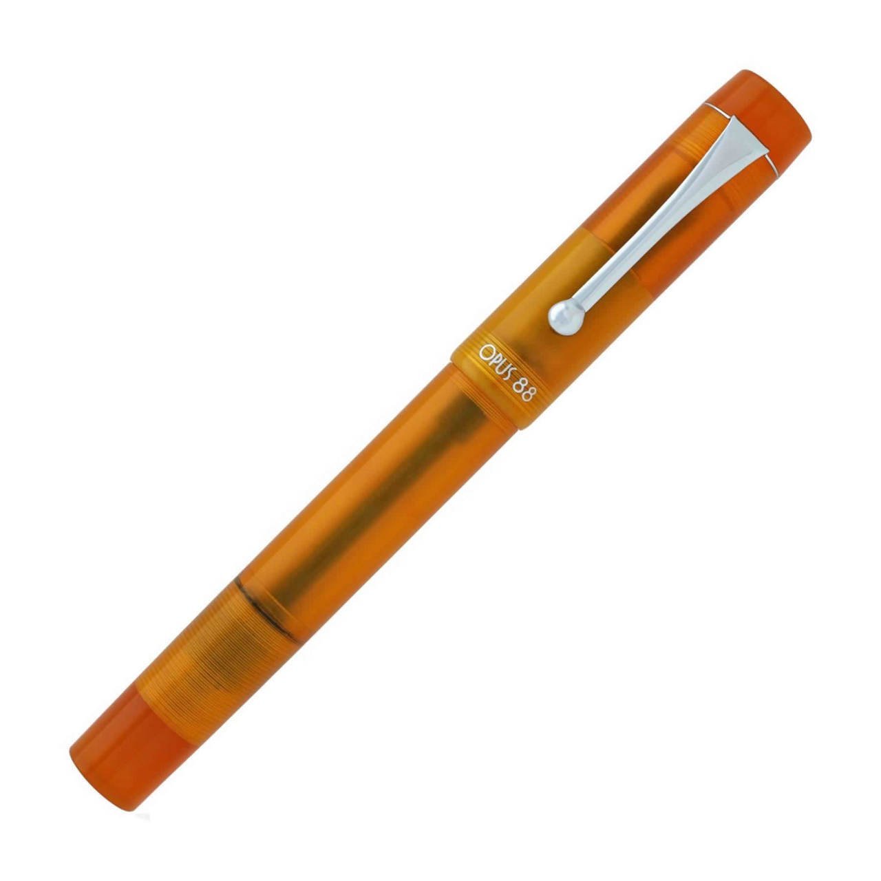 OPUS 88 Demonstrator Orange Dolma Kalem Medium Uç | İsme Özel Kalem