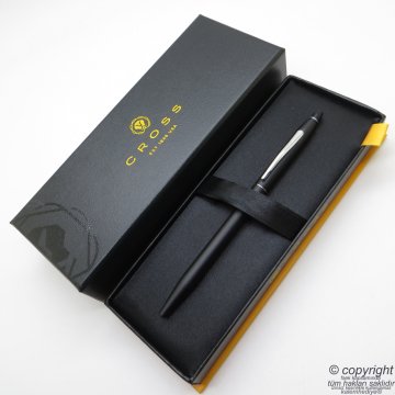 Cross AT0622-102 Click Tükenmez Kalem Mat Siyah | İsme Özel Kalem