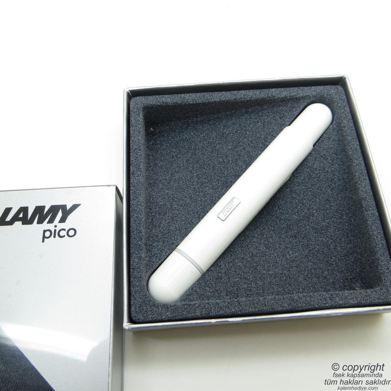 Lamy Pico Tükenmez Kalem Beyaz | Lamy Kalem İsme Özel