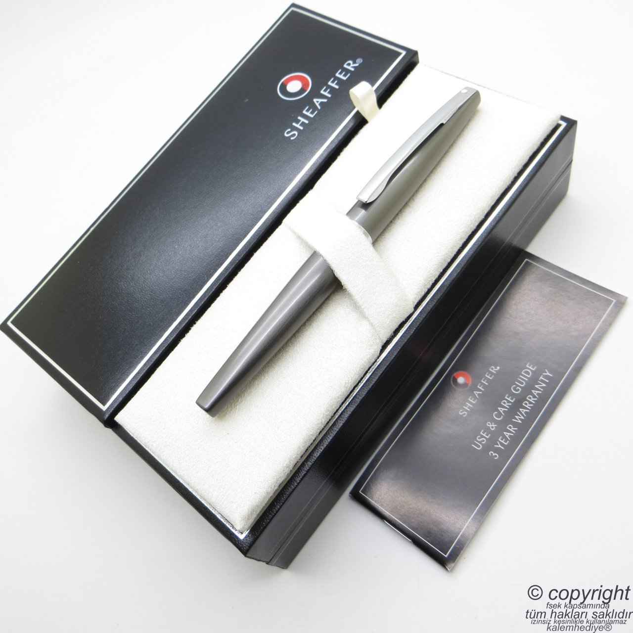 Sheaffer Taranis Koyu Gri Dolma Kalem | İsme Özel Kalem