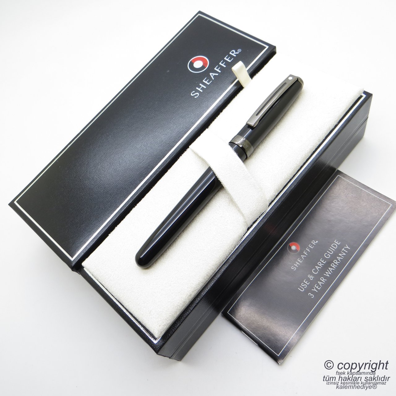 Sheaffer Prelude Titanyum Siyah Dolma Kalem | İsme Özel Kalem