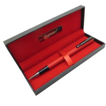Signator® T406 Kırmızı Roller Kalem | İsme Özel Kalem | Hediyelik Kalem