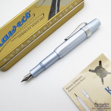 Kaweco 10001199 Al Sport Soft Blue Dolma Kalem | İsme Özel Kalem