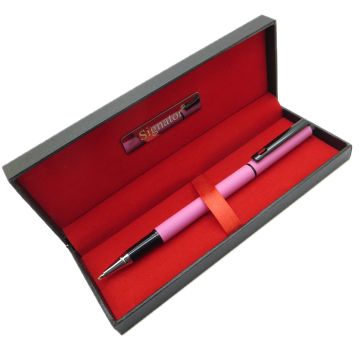 Signator® T412 Pembe Roller Kalem | İsme Özel Kalem | Hediyelik Kalem