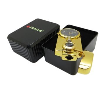 Ardeur® Castiel Gold Saatli İsme Özel Çakmak | Hediyelik Kutusunda