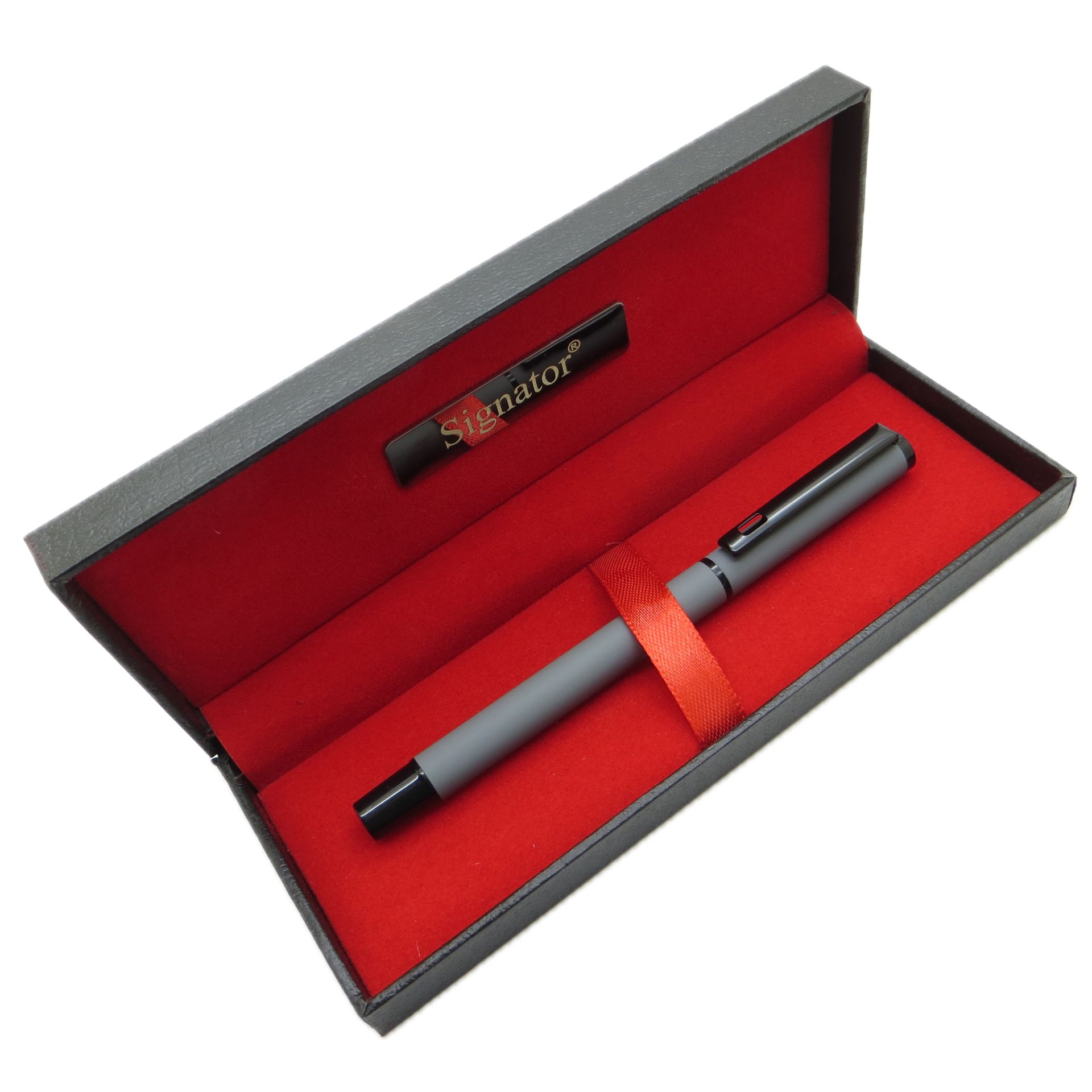 Signator® T415 Gri Roller Kalem | İsme Özel Kalem | Hediyelik Kalem