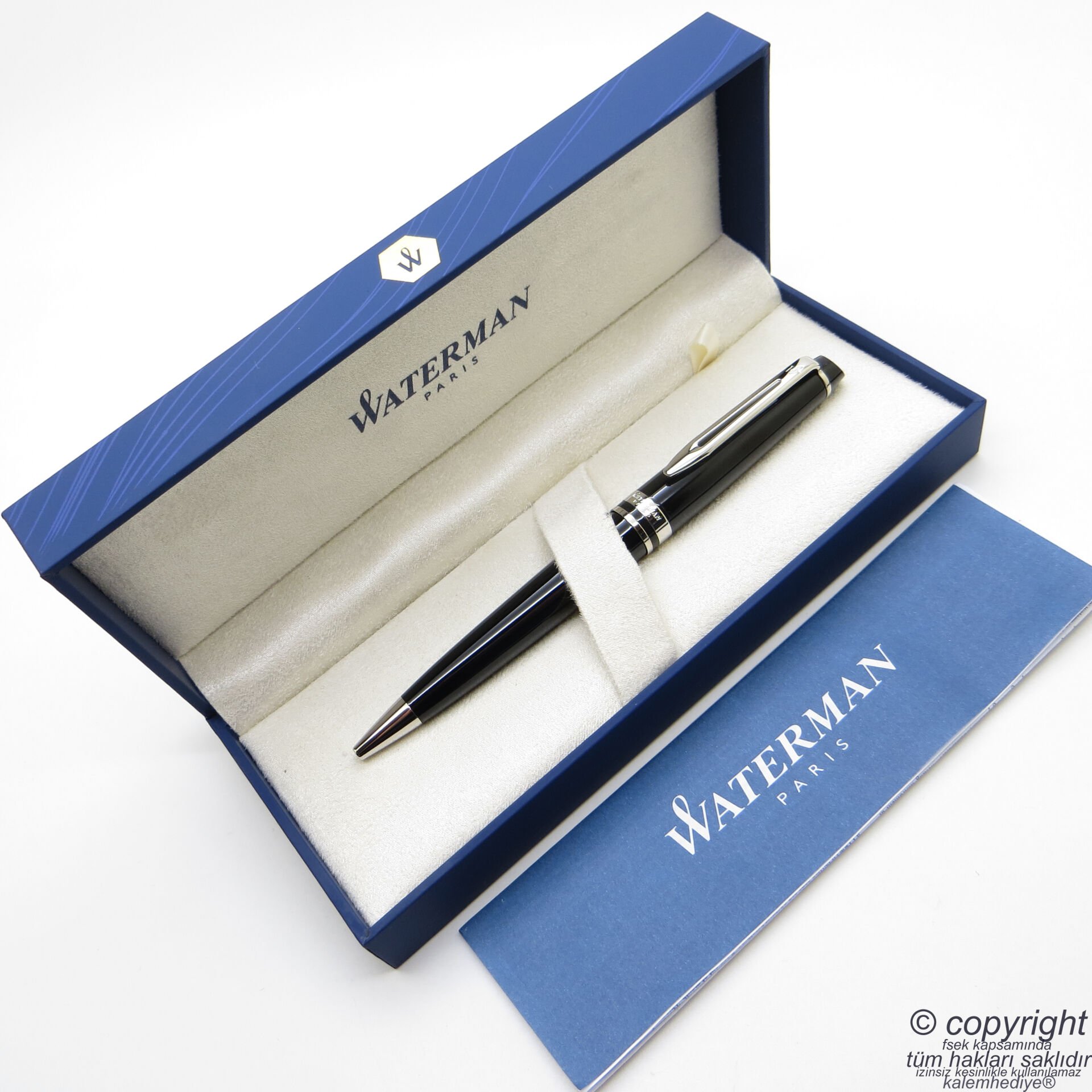 Waterman Expert Lake Siyah CT Tükenmez Kalem | İsme Özel Kalem | Hediye Kalem