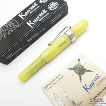 Kaweco 10001835 Frosted Sport Dolma Kalem Açık Sarı | İsme Özel Kalem