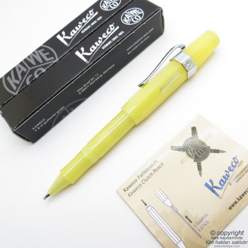 Kaweco 10001837 Frosted Sport Roller Kalem Açık Sarı | İsme Özel Kalem