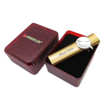 Ardeur® Solen Gold Krom İsme Özel Çakmak | Hediyelik Kutusunda