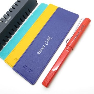 Lamy Safari Roller Kalem Kırmızı + Kalem Kılıfı | Lamy Kalem | Hepsi İsme Özel