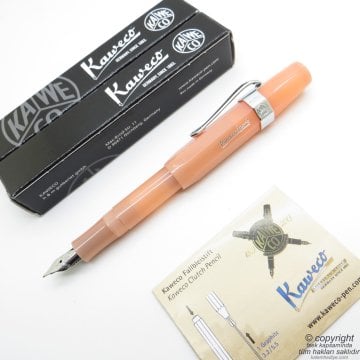 Kaweco 10001849 Frosted Sport Dolma Kalem Şeftali | İsme Özel Kalem