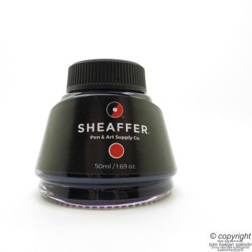 Sheaffer 94241 Mürekkep Şişe, 50 ml.Kırmızı Renk