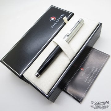 Sheaffer 300 Krom Siyah Roller Kalem | İsme Özel Kalem