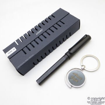 Lamy Safari Roller Kalem Mat Siyah + Kalem Kılıfı | Lamy Kalem | Hepsi İsme Özel