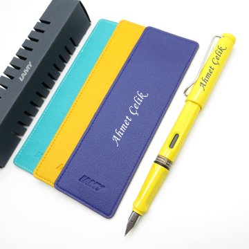 Lamy Safari Dolma Kalem Parlak Sarı + Anahtarlık | Lamy Kalem | Hepsi İsme Özel