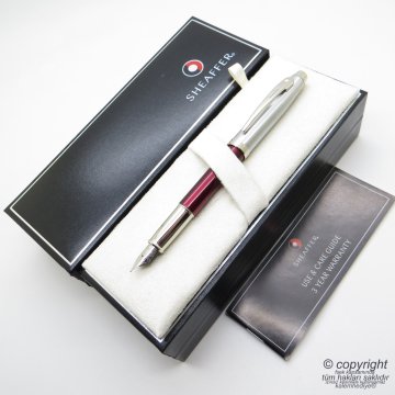 Sheaffer 100 Kırmızı Dolma Kalem | İsme Özel Kalem