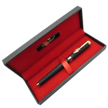 Signator® T440 Bazalt Siyah Ejderha Roller Kalem | İsme Özel Kalem | Hediyelik Kalem