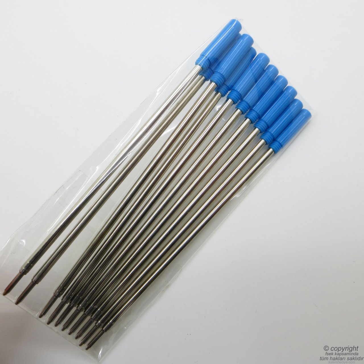 Cross Tipi Yedek Mavi 10'li Paket - Çevirmeli Mekanizmalı Kalem Ucu